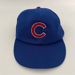 VINTAGE 1984 CHICAGO CUBS MCDONALDS TRUCKER HAT